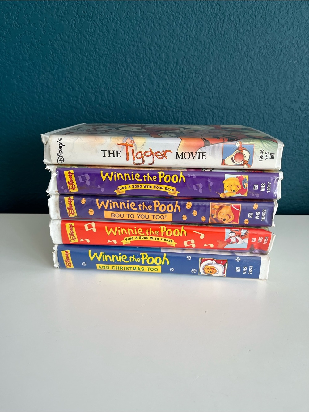 Disney's Winnie the Pooh VHS Bundle Tigger Movie Christmas